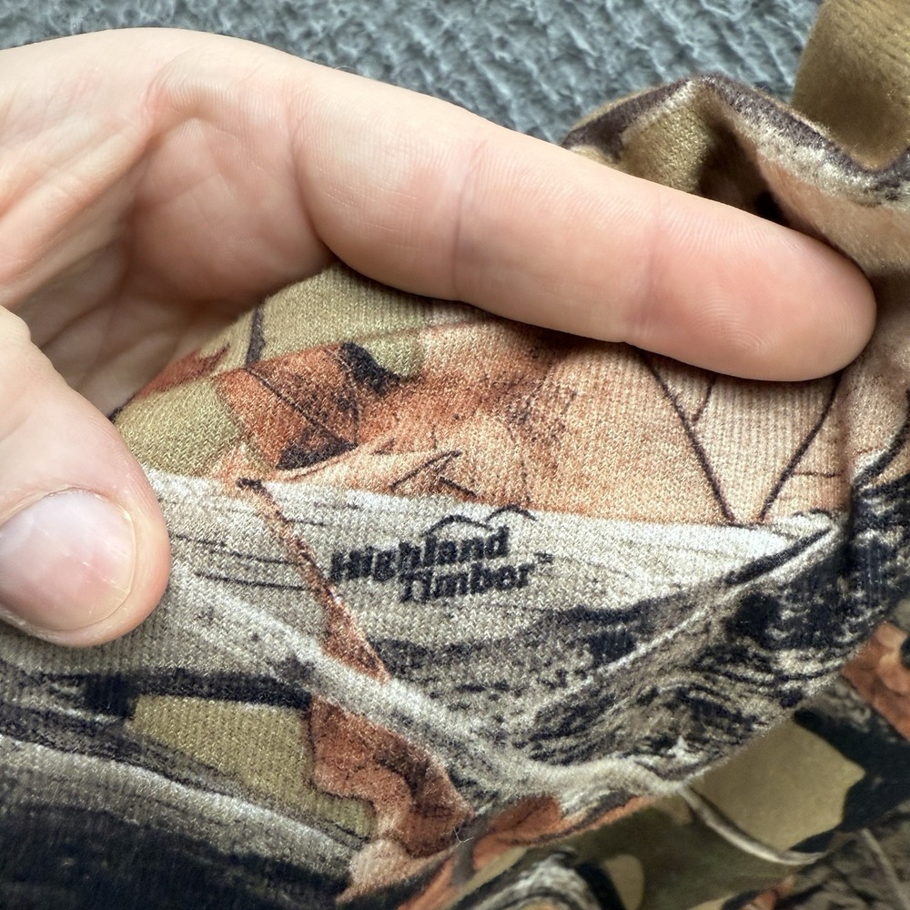 Trail Crest Jacket Adult Large Camouflage‎ Highland Timber Camo Outdoors Mens - Picture 14 of 14